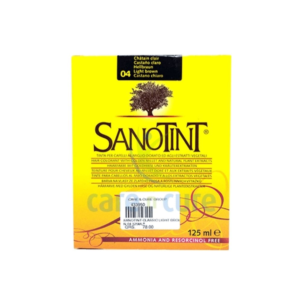 SanoTint Organic Hair Color - 04 Light Brown 